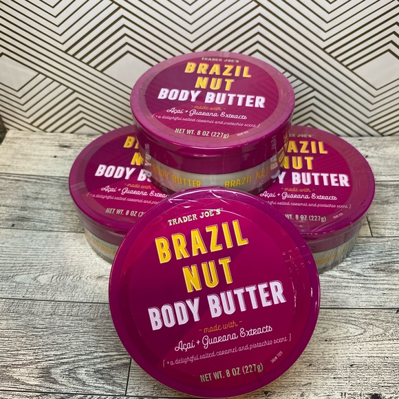 4 pack of Trader Joe's Brazil Nut Body Butter - 8oz. Brand new - Picture 1 of 3